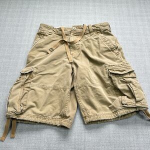 Aeropostale Mens Cargo Shorts 30 Tan Utility Pockets Y2K Skatecore Streetwear‎